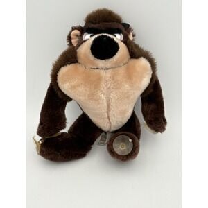 Taz Tasmanian Devil Grippits Plush 10" Suction Cup Toy Vintage 1989 Window Cling